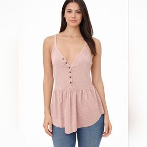 American Eagle Women's Pink Sleeveless Top